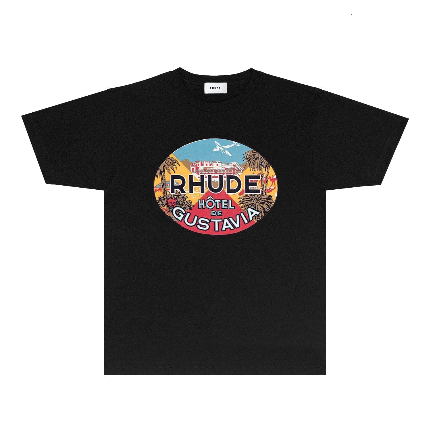 Rhude T Shirts Printed Trendy Pure Cotton