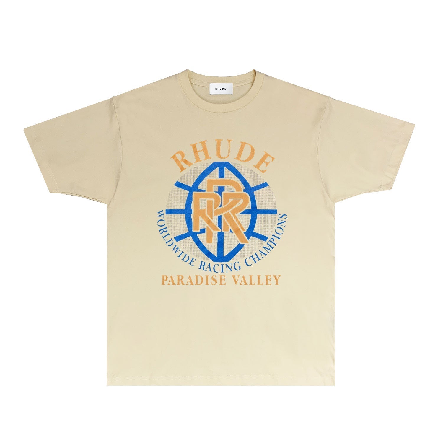 Rhude T Shirts Printed Trendy Pure Cotton