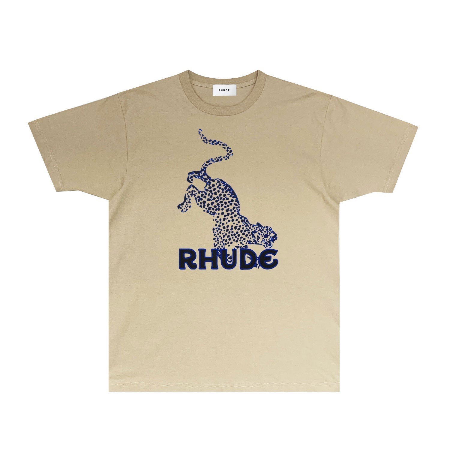 Rhude T Shirts Printed Trendy Pure Cotton