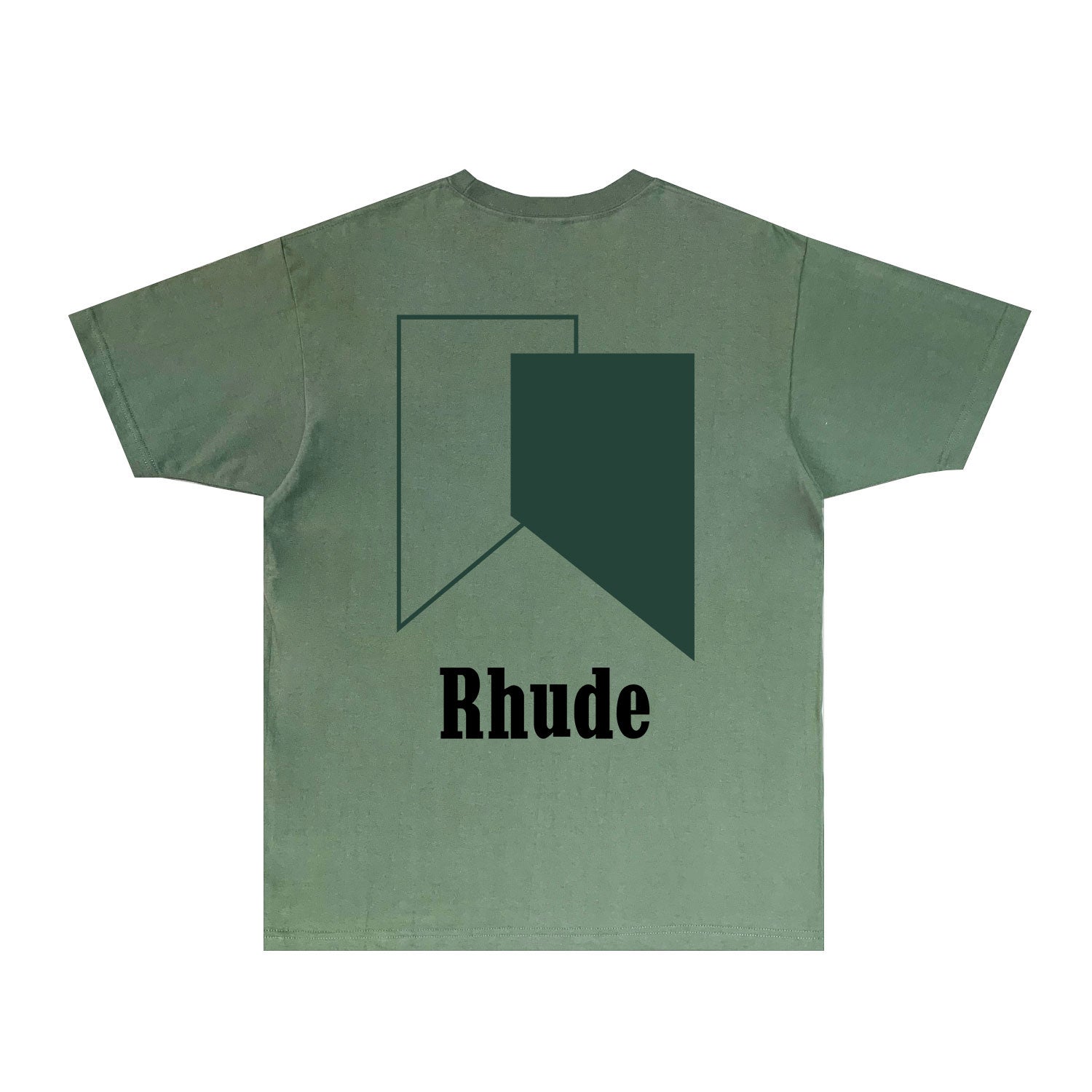 Rhude T Shirts Printed Trendy Pure Cotton