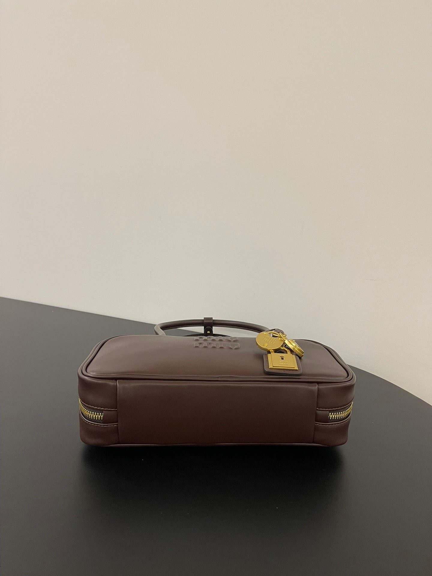 ＭＩ ＭＵ BEAU LEATHER BAG BRIARWOOD SMALL