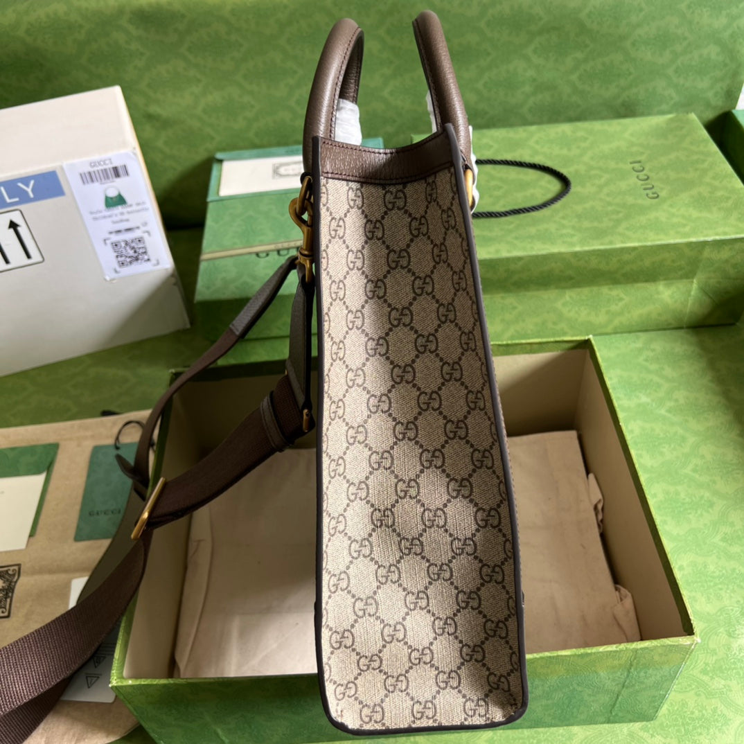 ＧＣＣＩOPHIDIA MEDIUM TOTE BAG BROWN