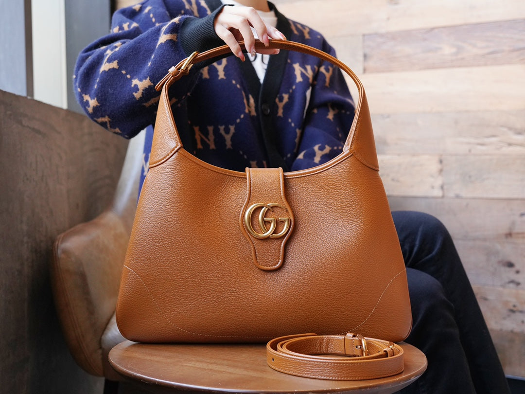 ＧＣＣＩAPHRODITE MEDIUM SHOULDER BAG BROWN