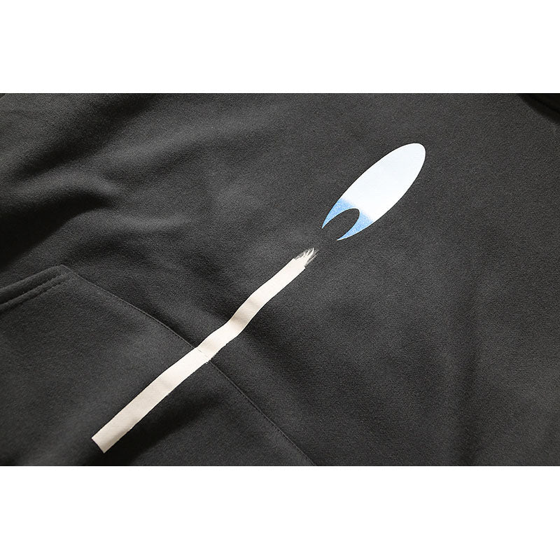 Kanye West Sunday Service Hoodie Autumn And Winter Candle Printed Hoodie Vintage