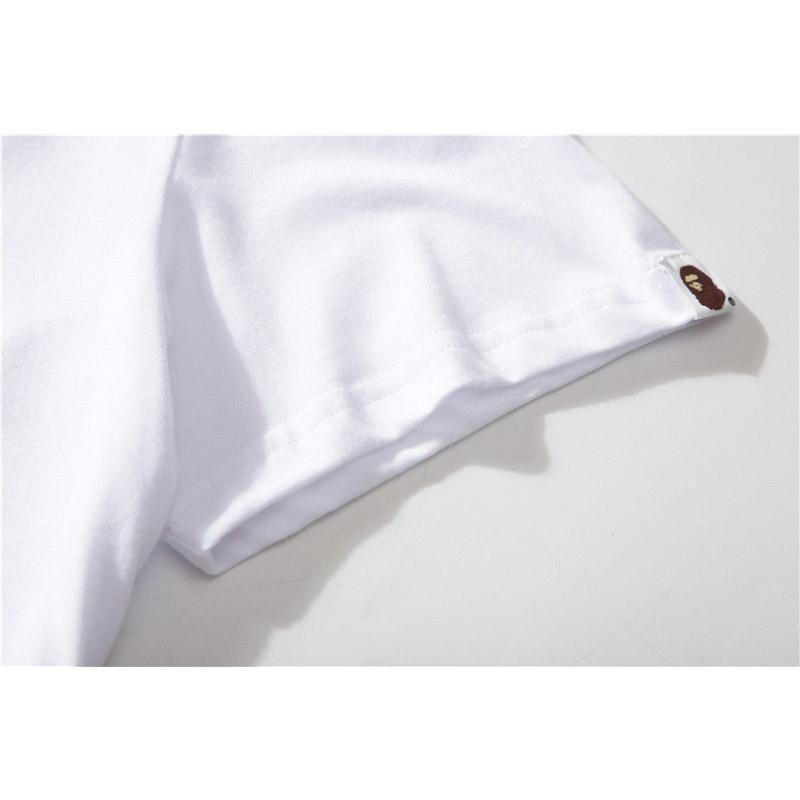 Bathing Ape T Shirt Colorful Avatar Print Male and Female Couples Wear Youth Casual Top