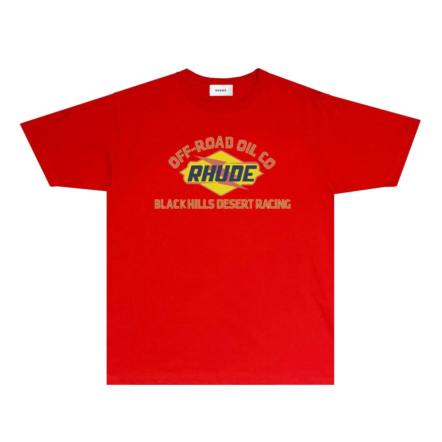 Rhude T Shirts Printed Trendy Pure Cotton