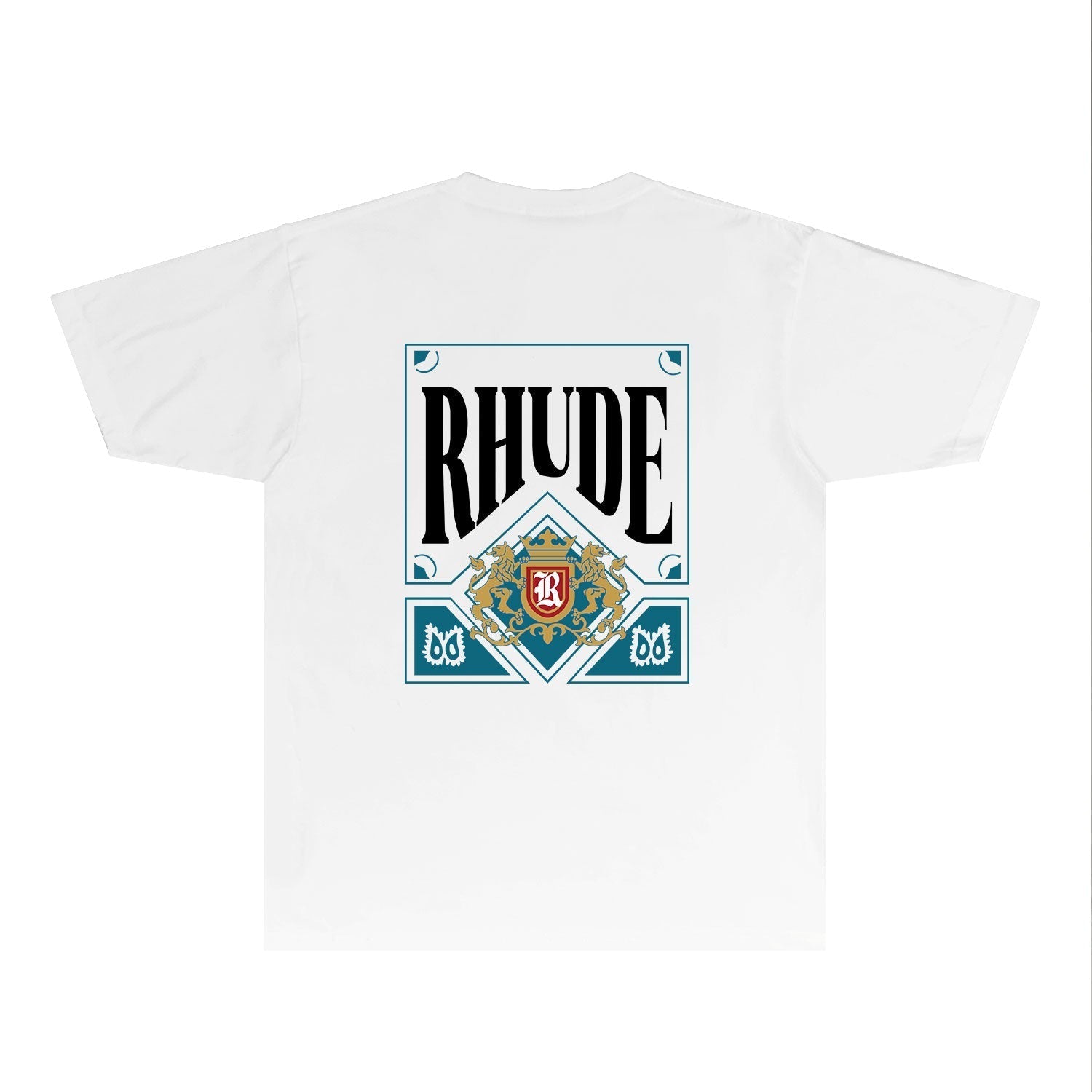 Rhude T Shirts Printed Trendy Pure Cotton