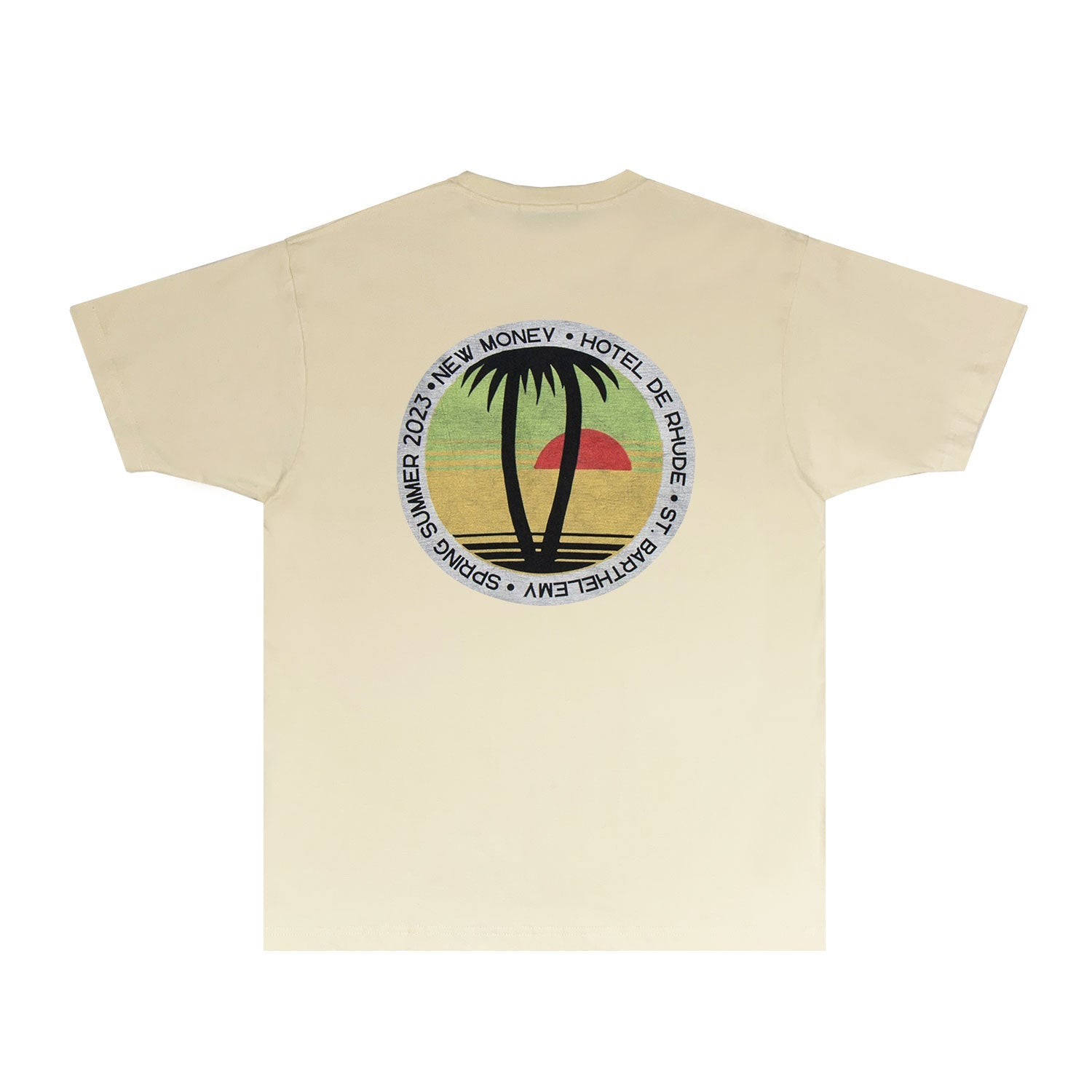 Rhude T Shirts Printed Trendy Pure Cotton