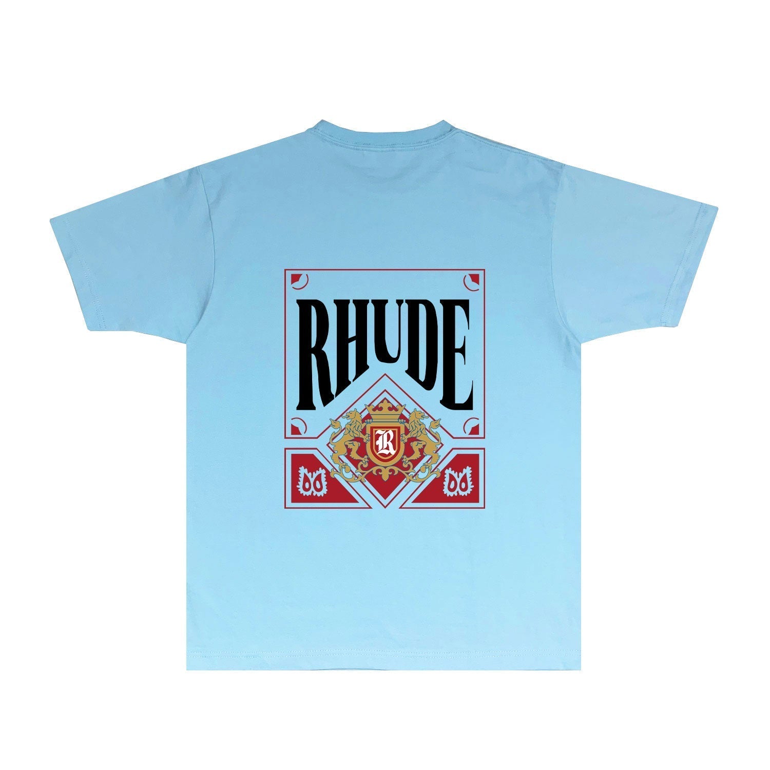 Rhude T Shirts Printed Trendy Pure Cotton