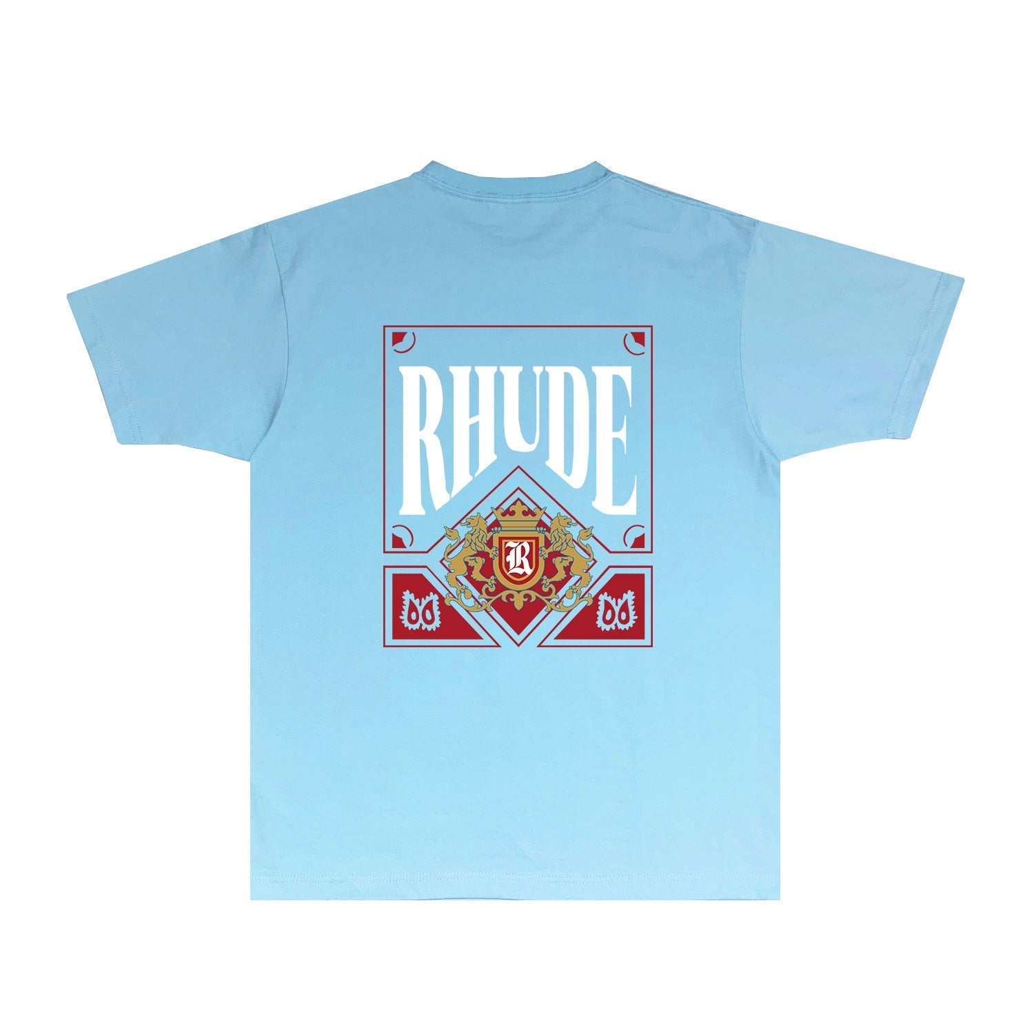 Rhude T Shirts Printed Trendy Pure Cotton