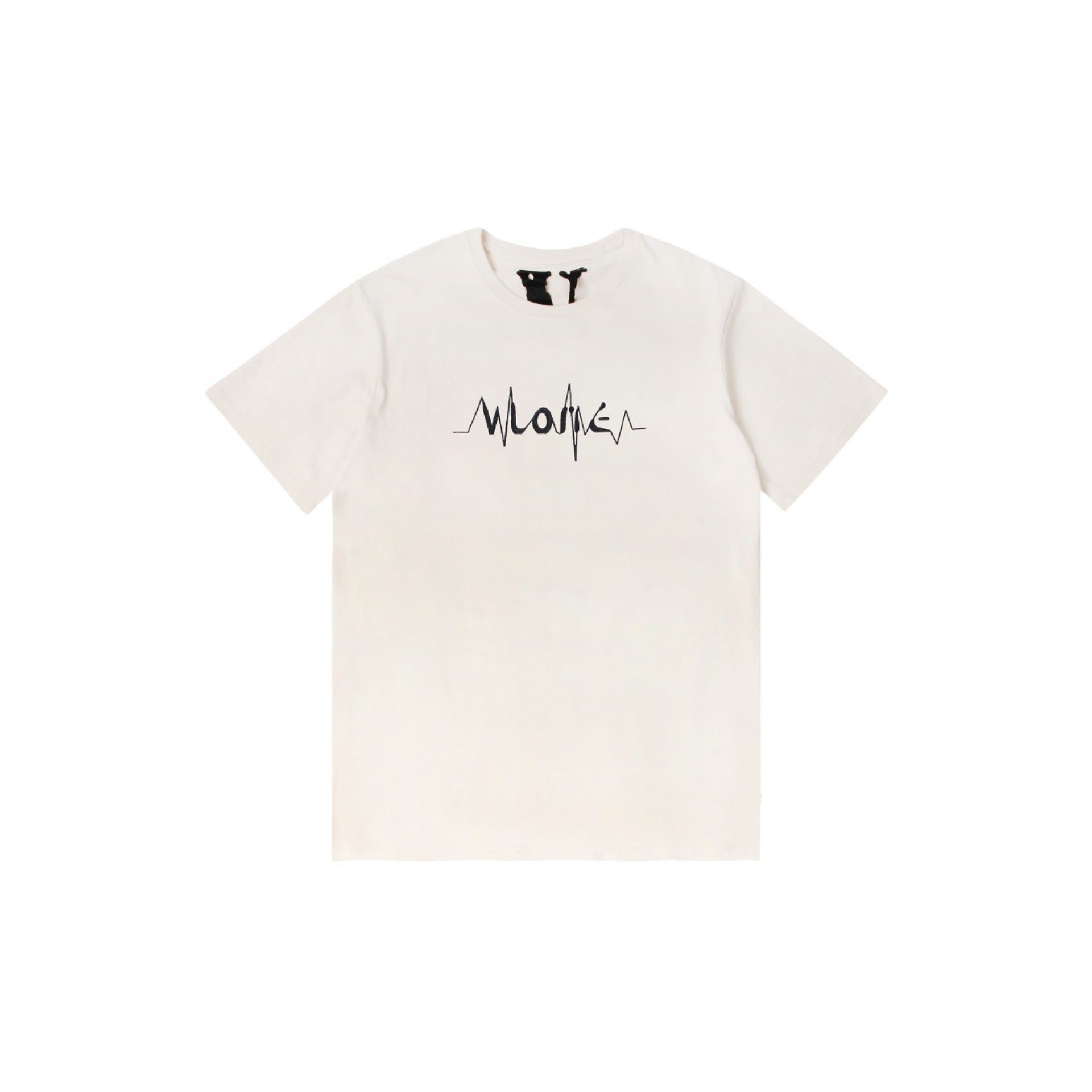 Vlone T Shirt Spring and Summer Embroidery Big V Letter