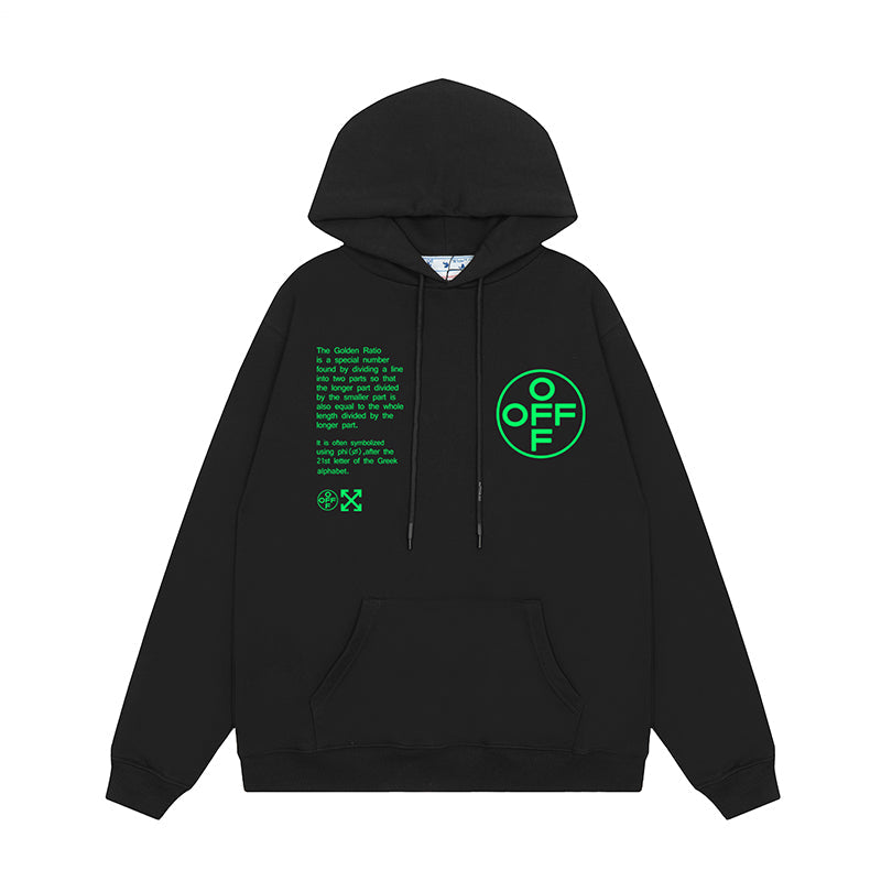OFF WHITE Hoodie Trendy Street Style Personalized Cotton