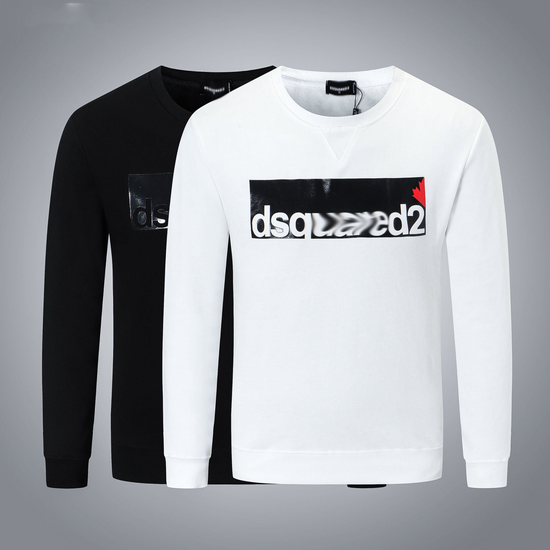 Dsq2 Hoodie DSQ Lian D2 Three-Dimensional Printed Sweater Trendy Men's Autumn and Winter