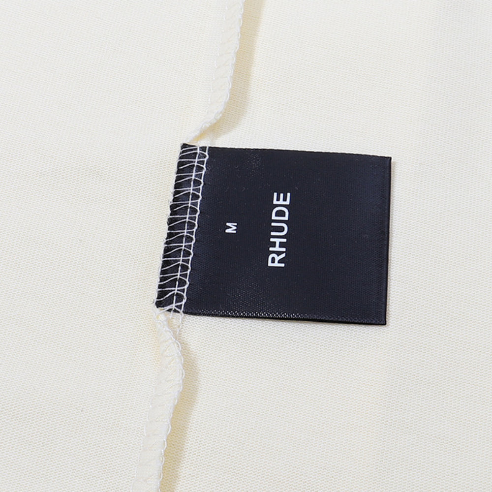 Rhude T Shirt Micro Label Yacht Print Short Sleeve T-Shirt
