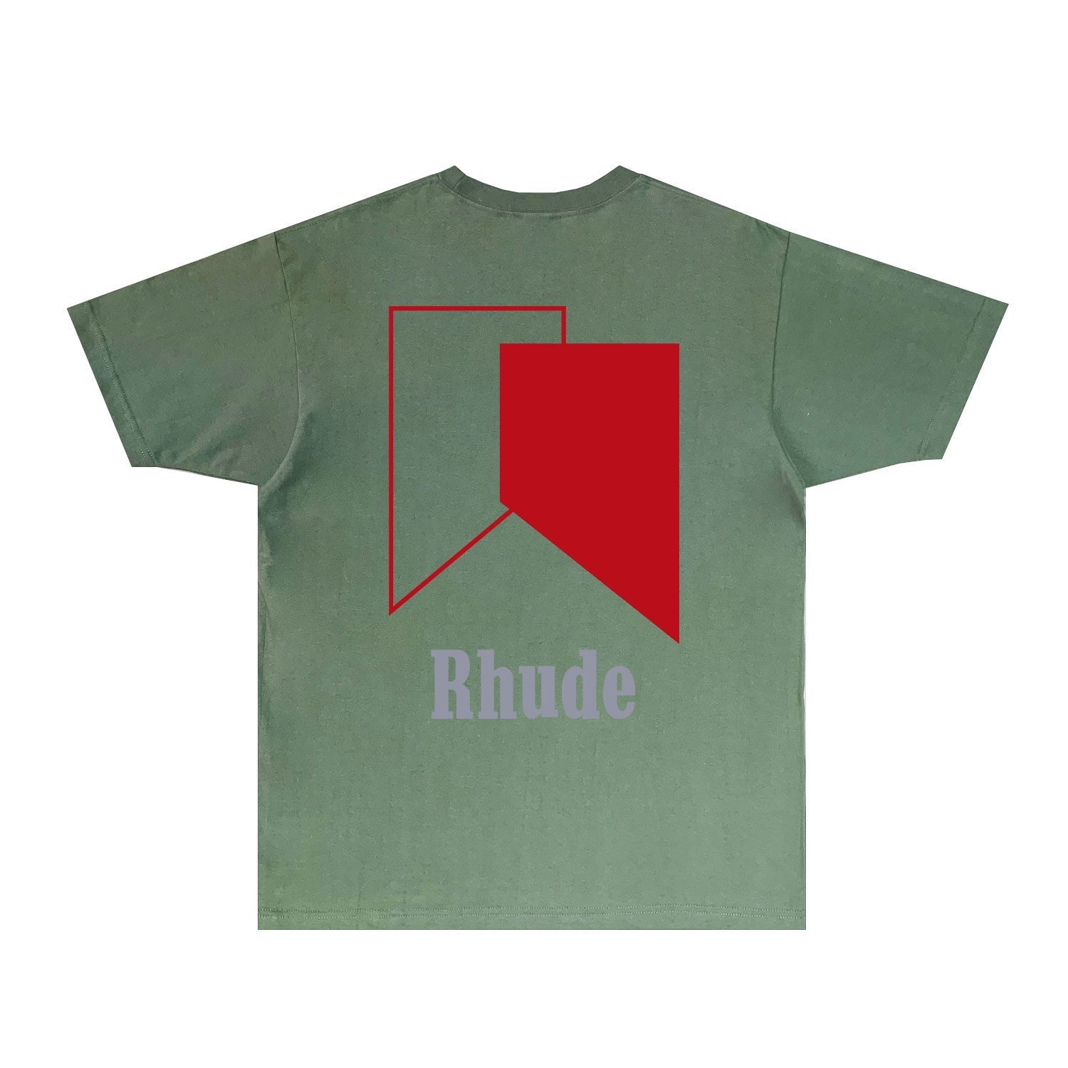 Rhude T Shirts Printed Trendy Pure Cotton