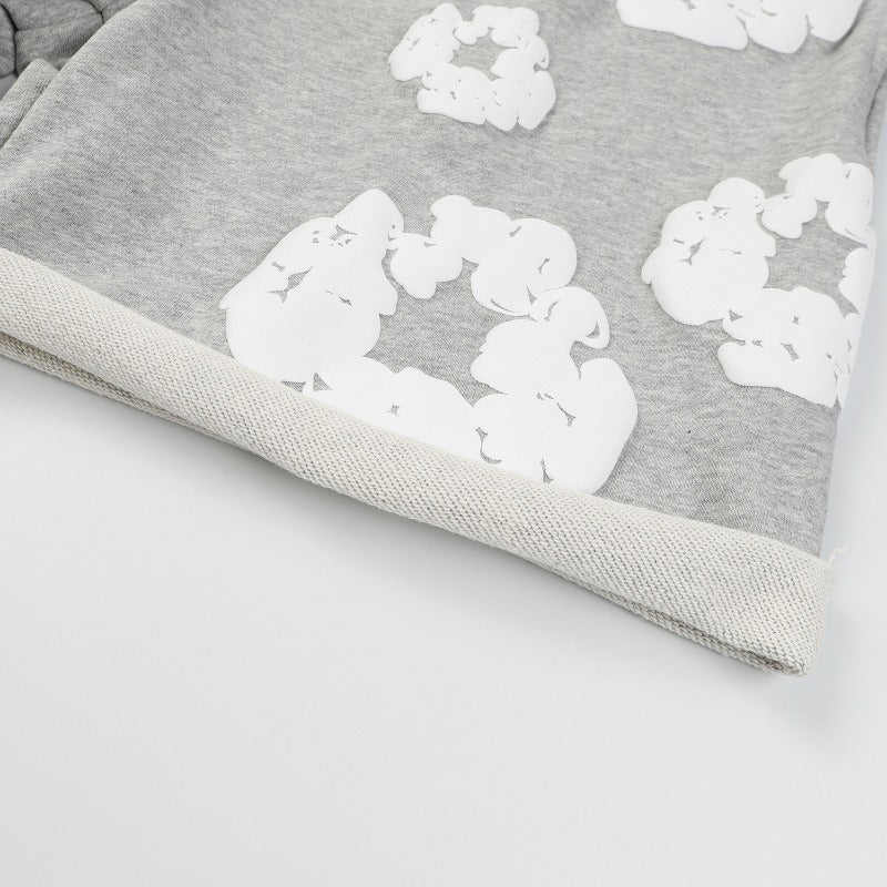 Denim Tears Outfit:T Shirt/Shorts (Separate Purchase Options) Loose Short Sleeve T-shirt Casual Shorts Suit