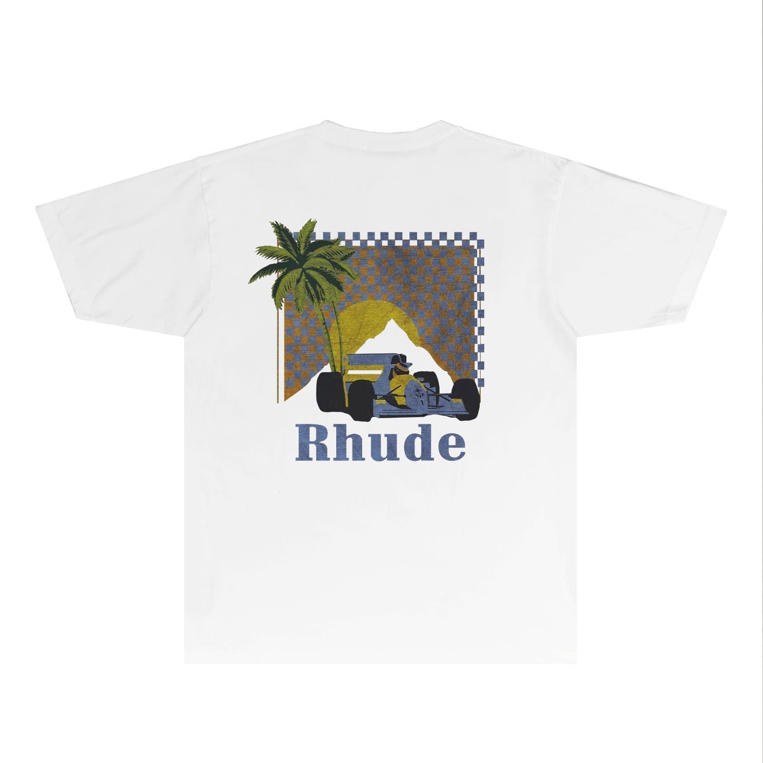 Rhude T Shirts Printed Trendy Pure Cotton