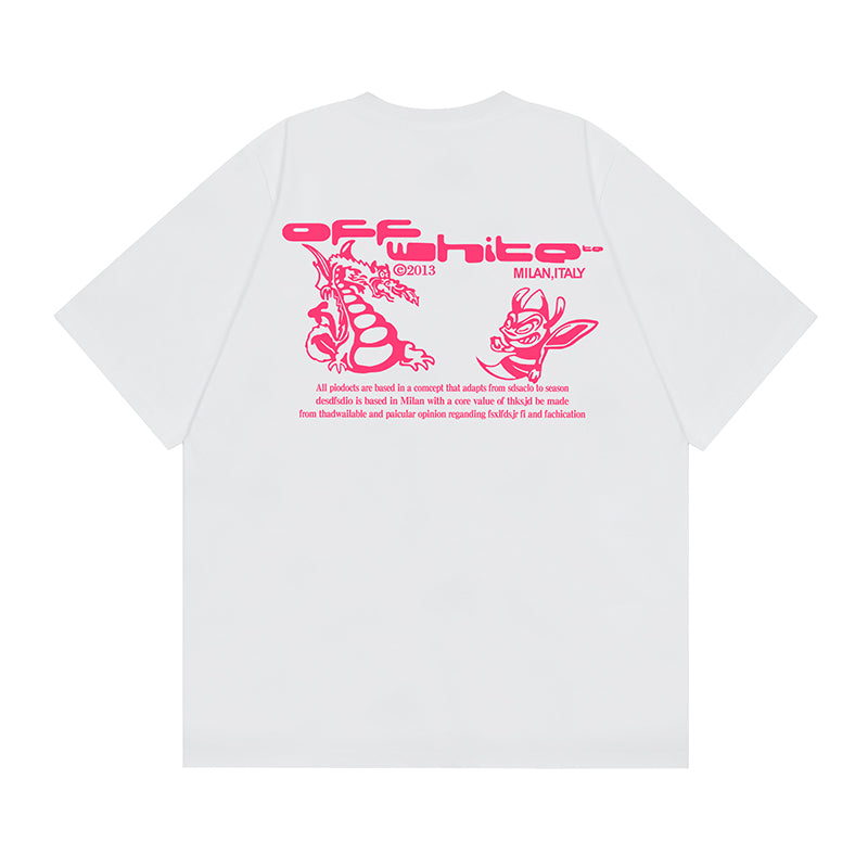 Off White T Shirts Direct Printing Pattern