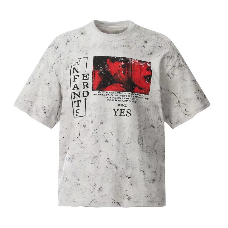 ERD T Shirts Printed Pure Cotton Loose Short Sleeve T-shirt