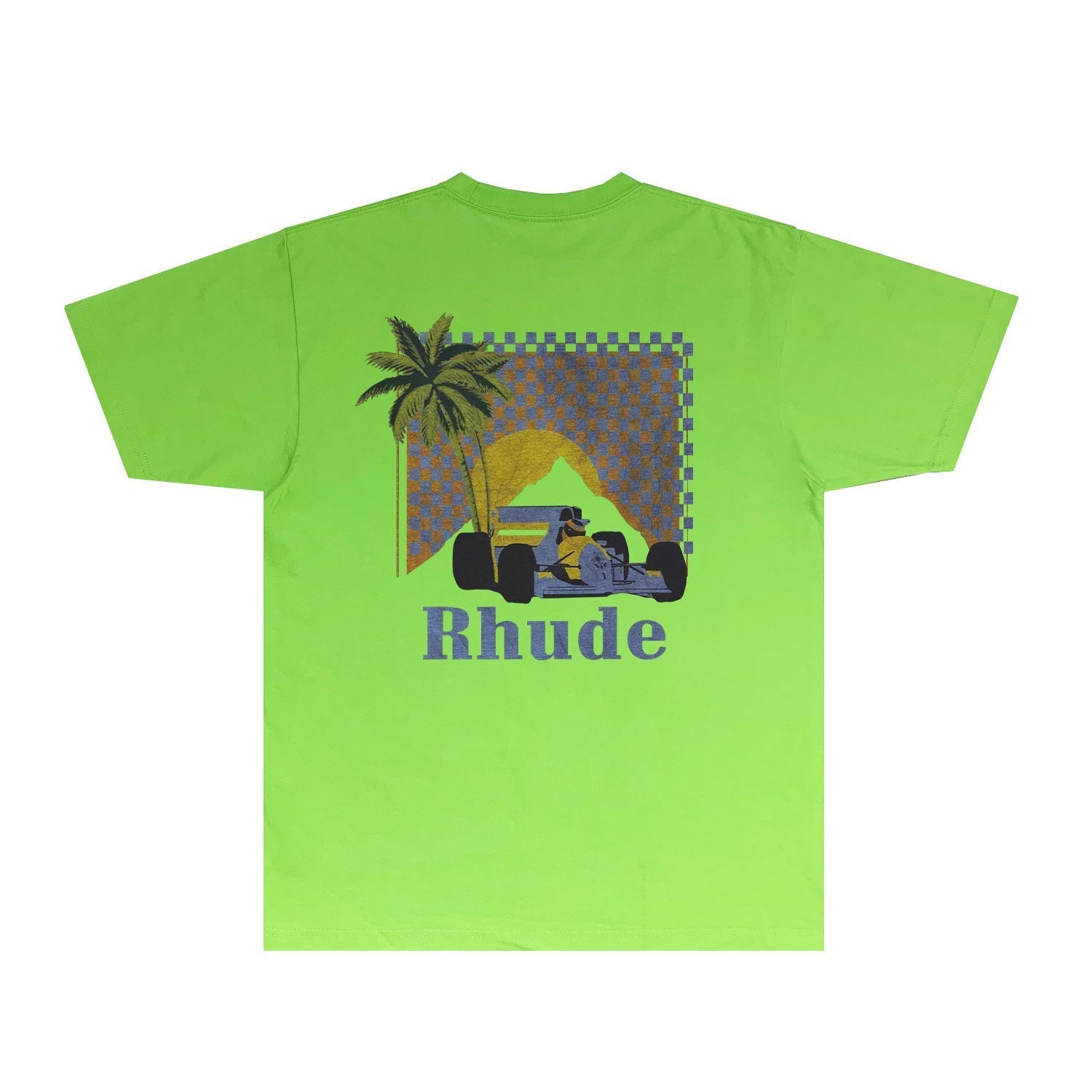 Rhude T Shirts Printed Trendy Pure Cotton