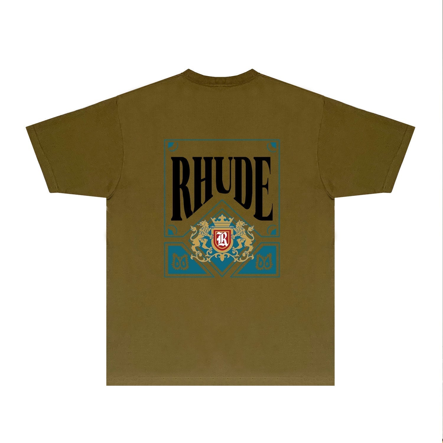 Rhude T Shirts Printed Trendy Pure Cotton