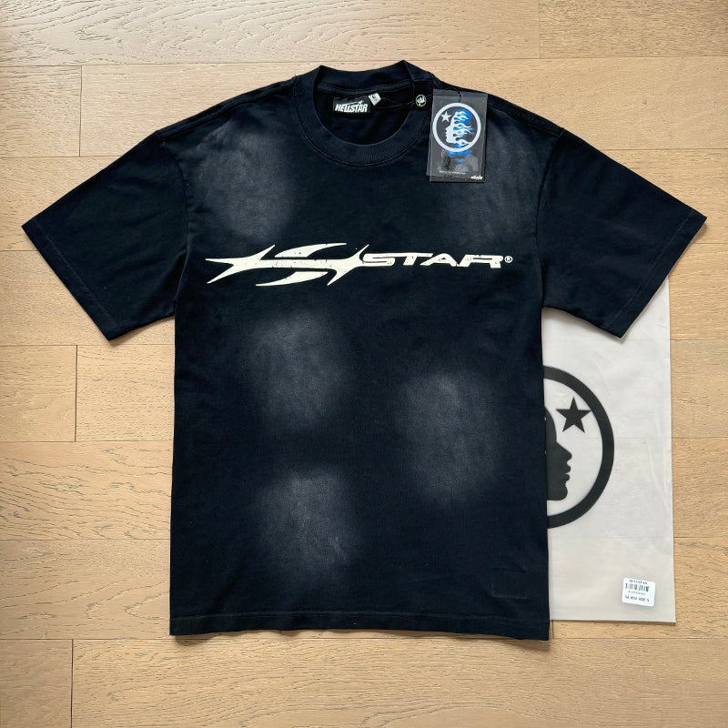 Hellstar T Shirts Washed Aging Process