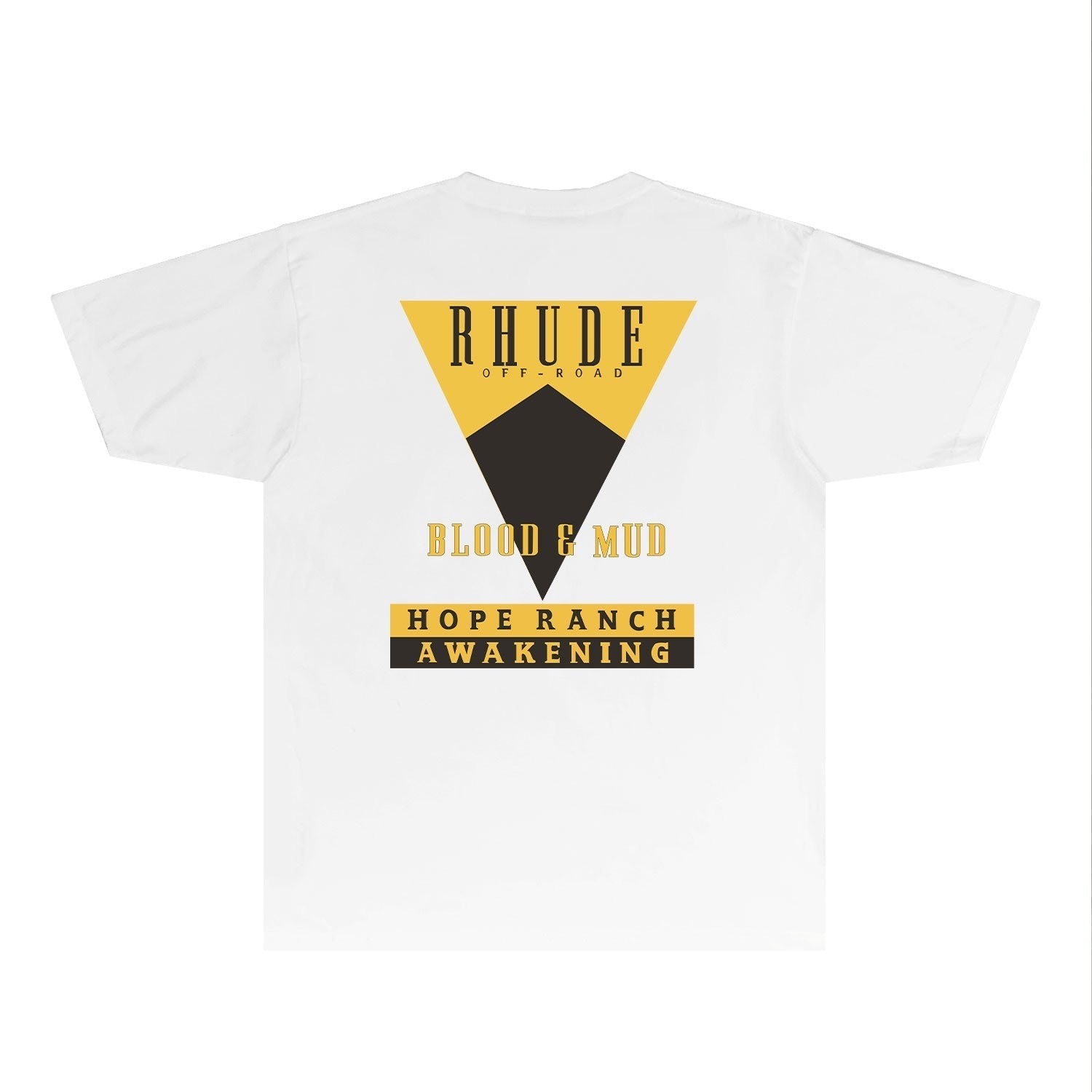 Rhude T Shirts Printed Trendy Pure Cotton