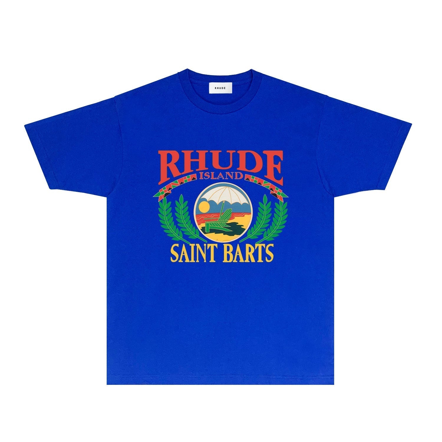 Rhude T Shirts Printed Trendy Pure Cotton