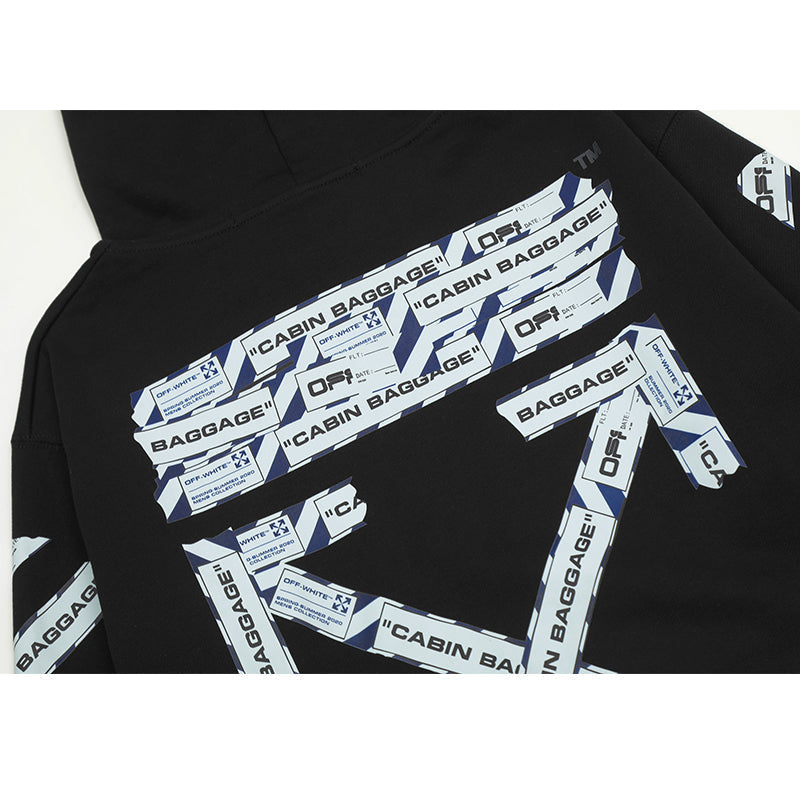 OFF WHITE Hoodie Trendy Street Style Personalized Cotton