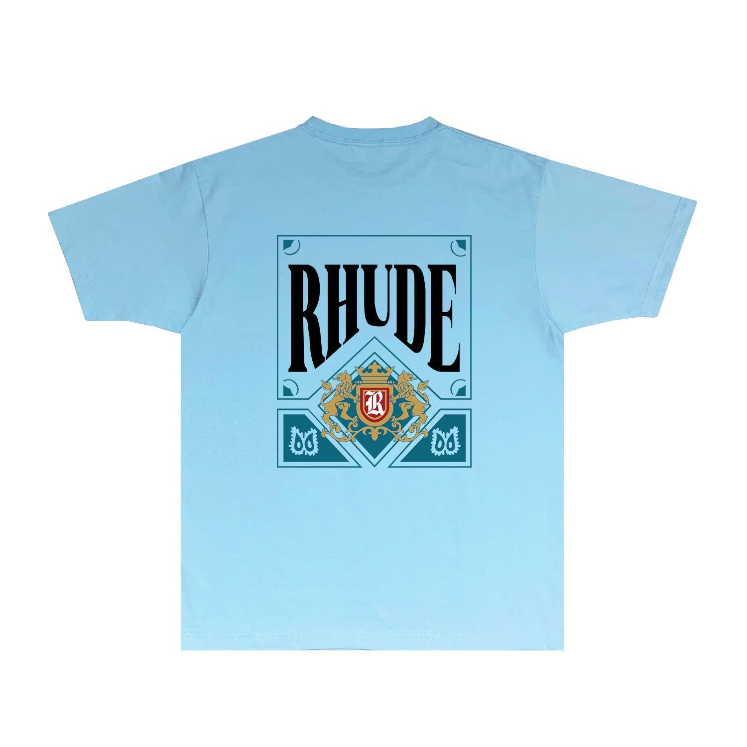 Rhude T Shirts Printed Trendy Pure Cotton