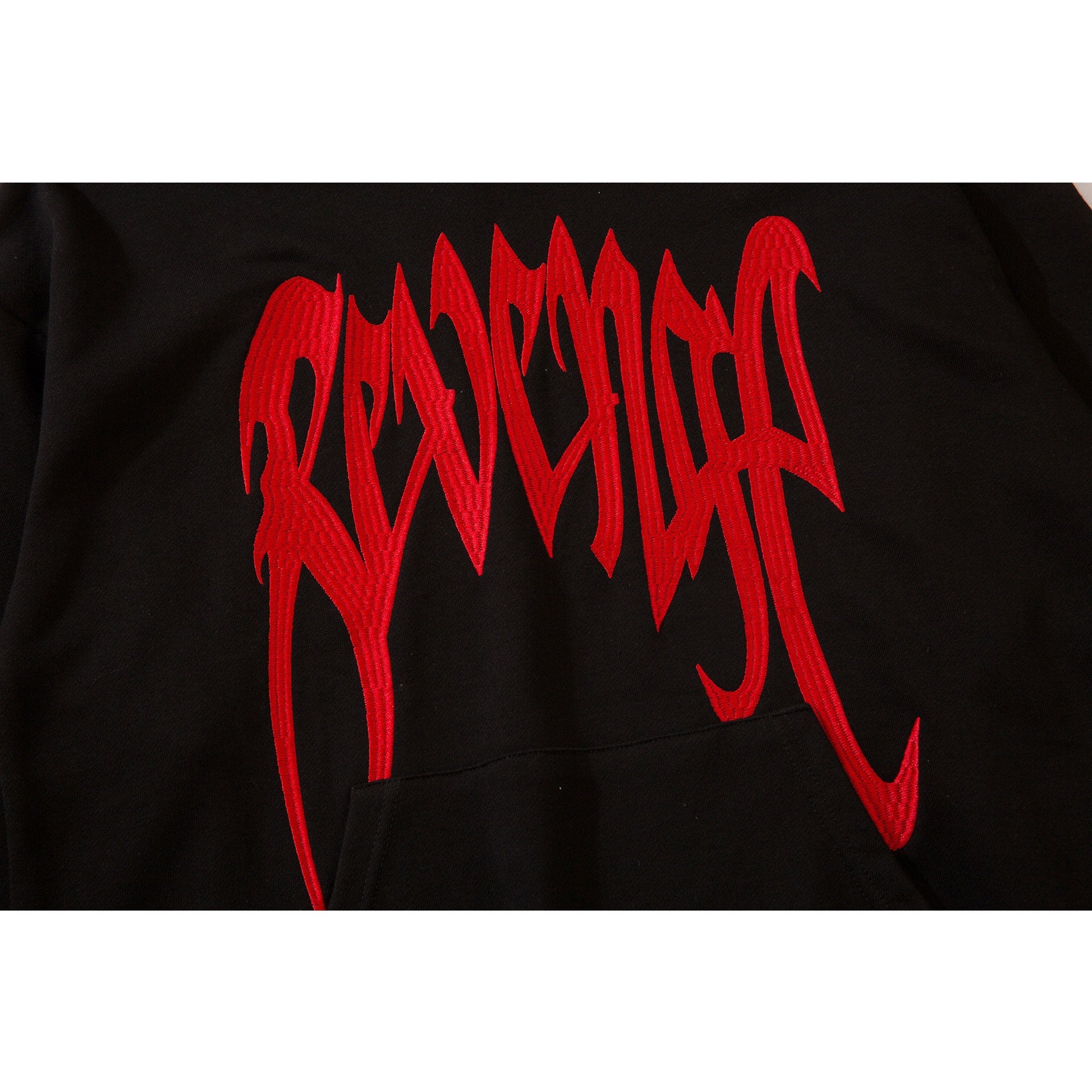 Revenge Hoodie Logo Embroidered Hoodie