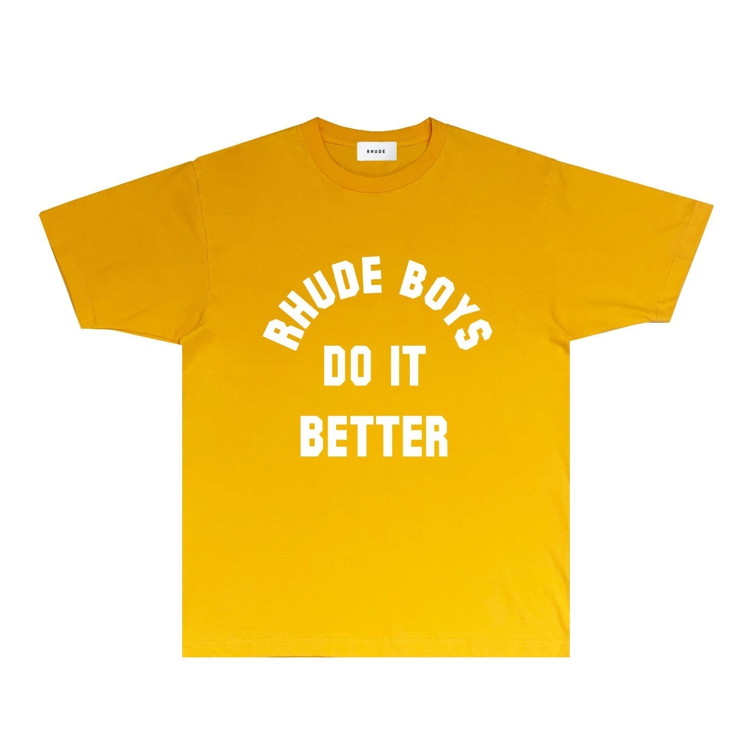 Rhude T Shirts Printed Trendy Pure Cotton