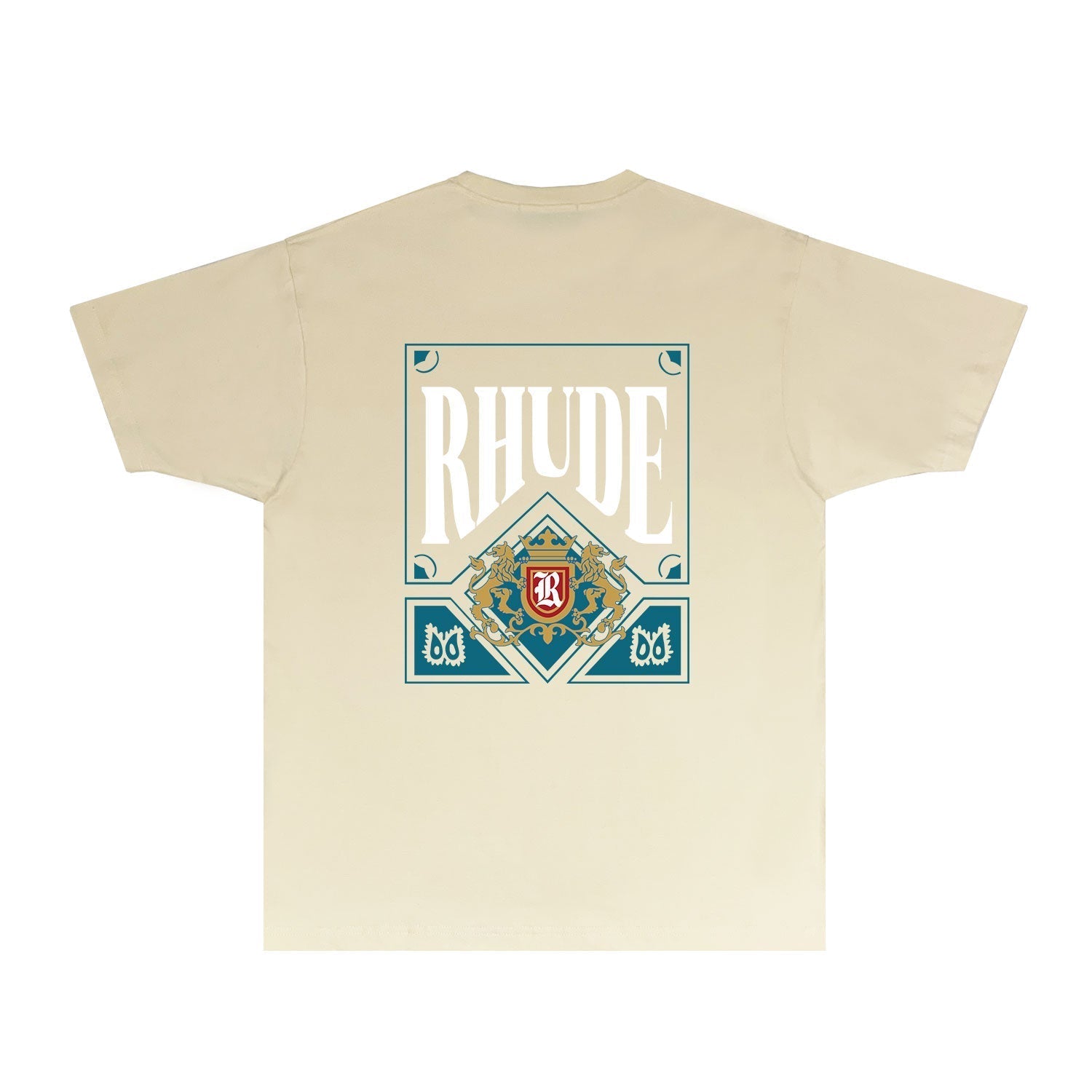 Rhude T Shirts Printed Trendy Pure Cotton