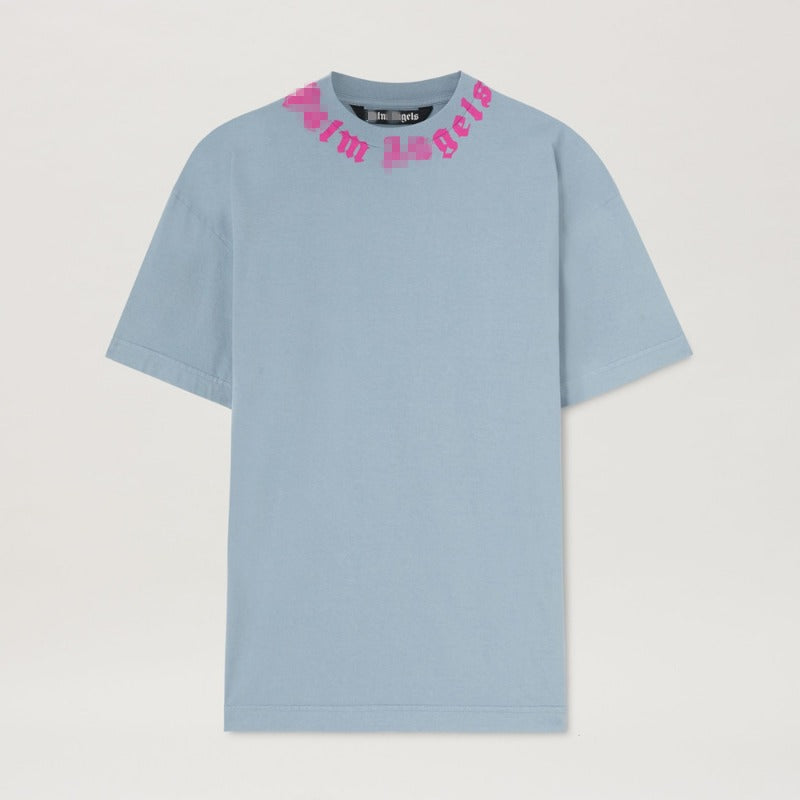 Palm Angels T Shirts Scarf Print Short Sleeve T-Shirt