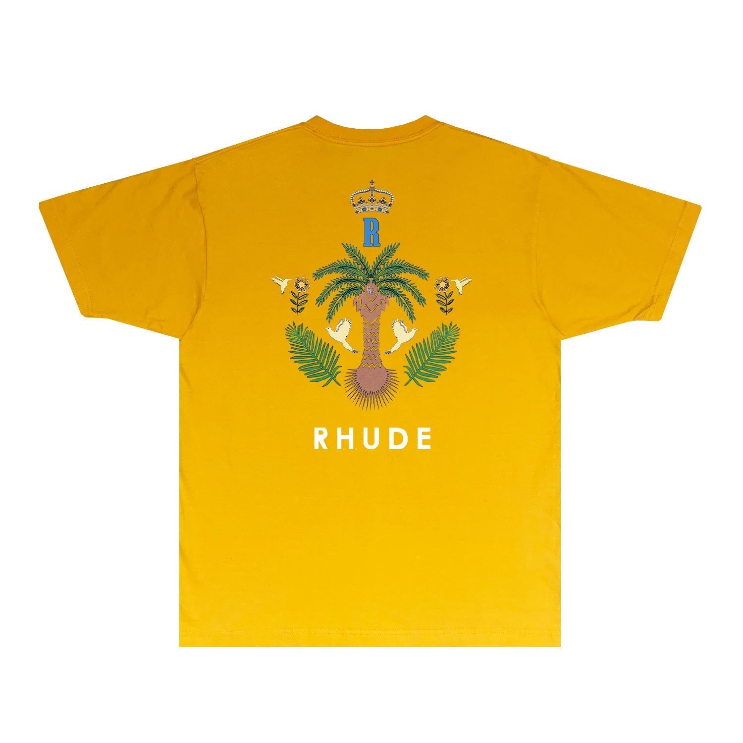 Rhude T Shirts Printed Trendy Pure Cotton