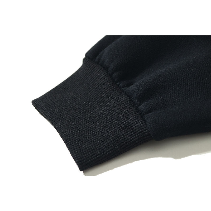 Kanye West Sunday Service Hoodie Smiley Face Puff Print Hip Hop Loose Fleece Lined