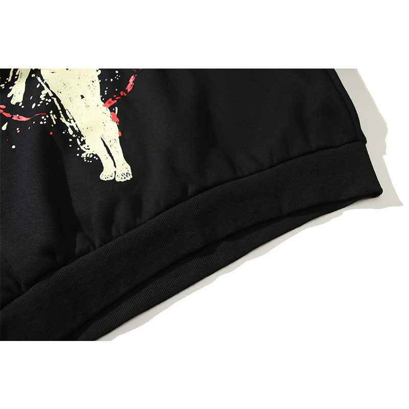 Nirvana Hoodie Rock Angel Printed Hoodie Dark Series Hip Hop Retro