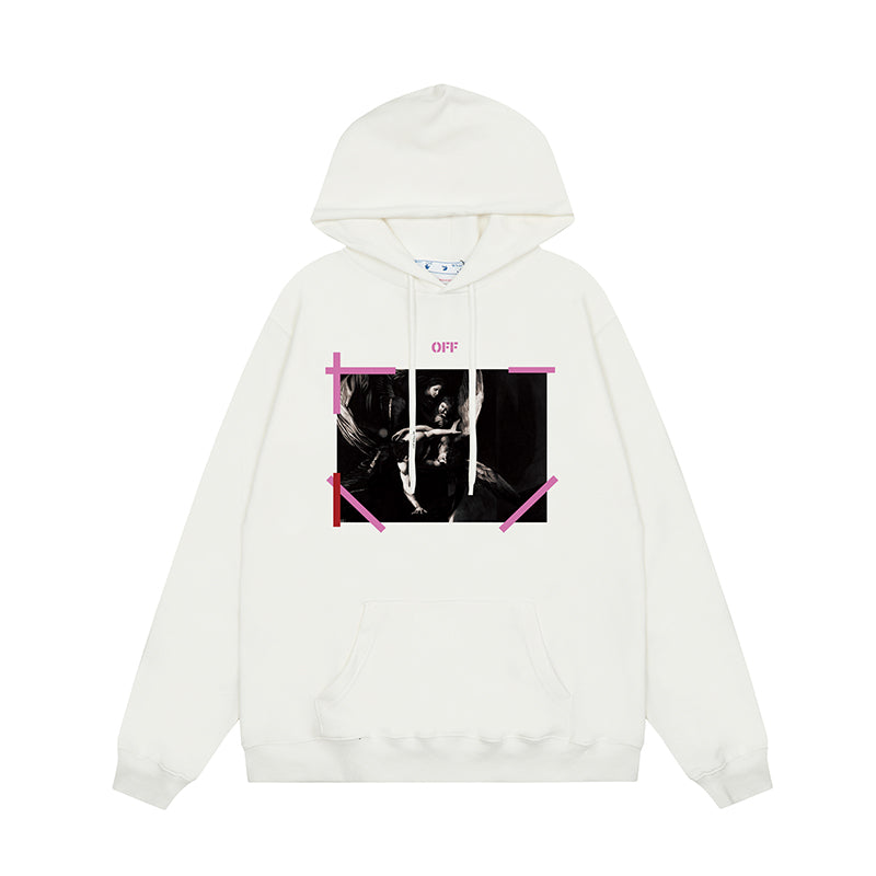 OFF WHITE Hoodie Trendy Street Style Personalized Cotton