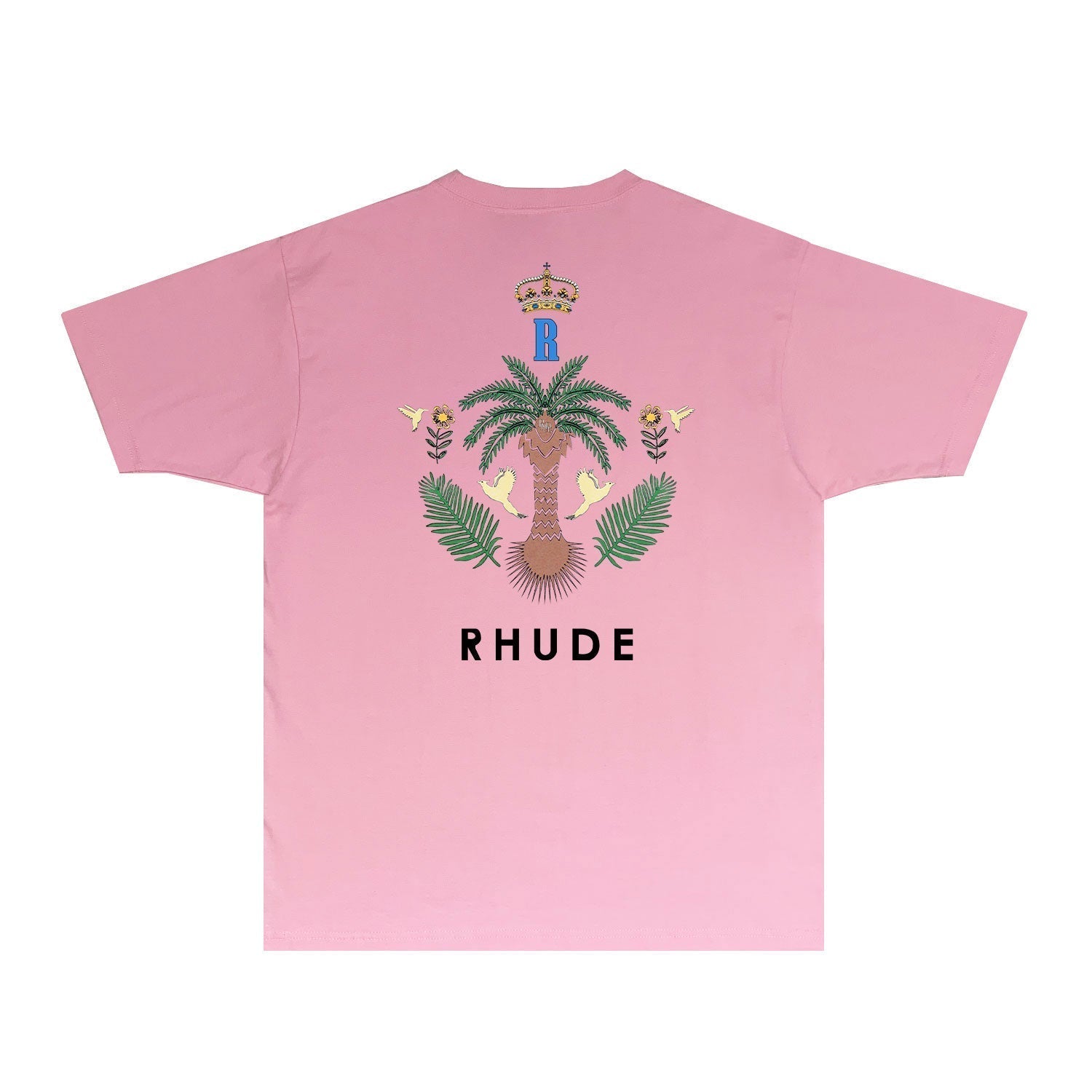 Rhude T Shirts Printed Trendy Pure Cotton