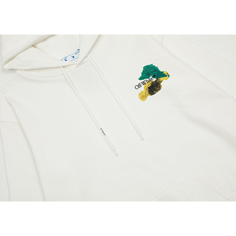 OFF WHITE Hoodie Trendy Street Style Personalized Cotton