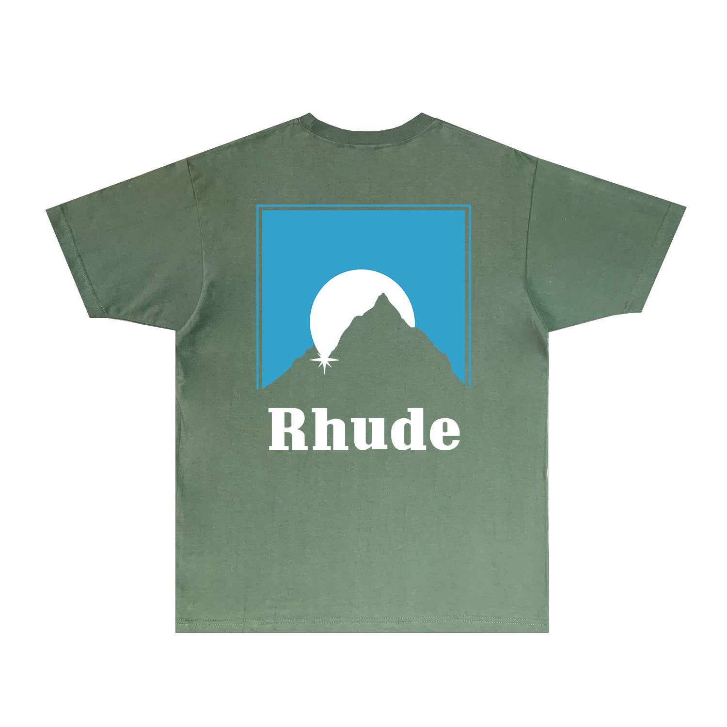 Rhude T Shirts Printed Trendy Pure Cotton