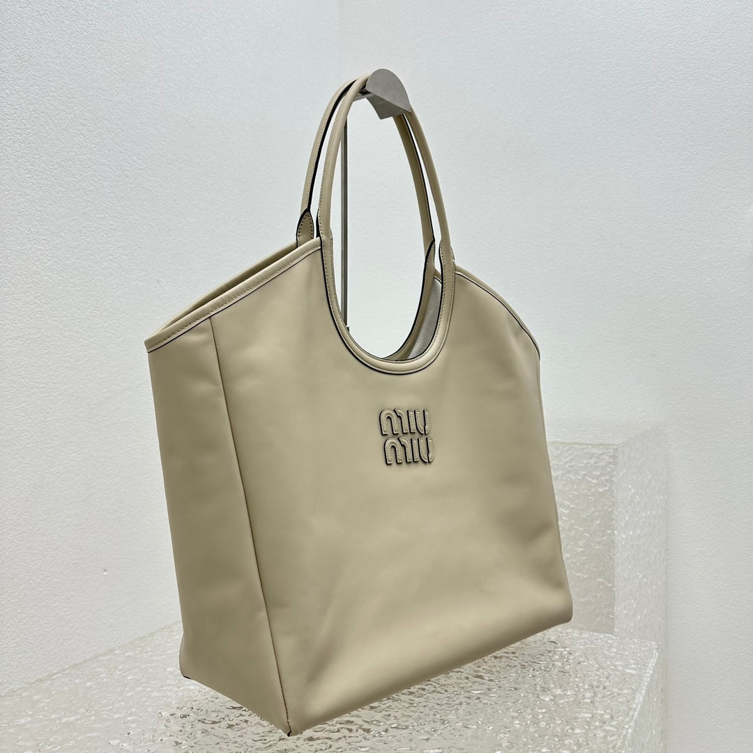 ＭＩ ＭＵ  IVY LEATHER BAG SOY GREEN