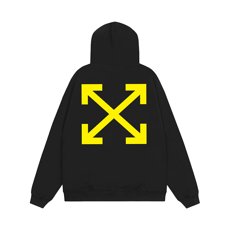 OFF WHITE Hoodie Trendy Street Style Personalized Cotton