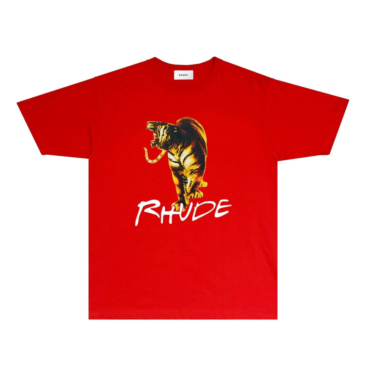 Rhude T Shirts Printed Trendy Pure Cotton