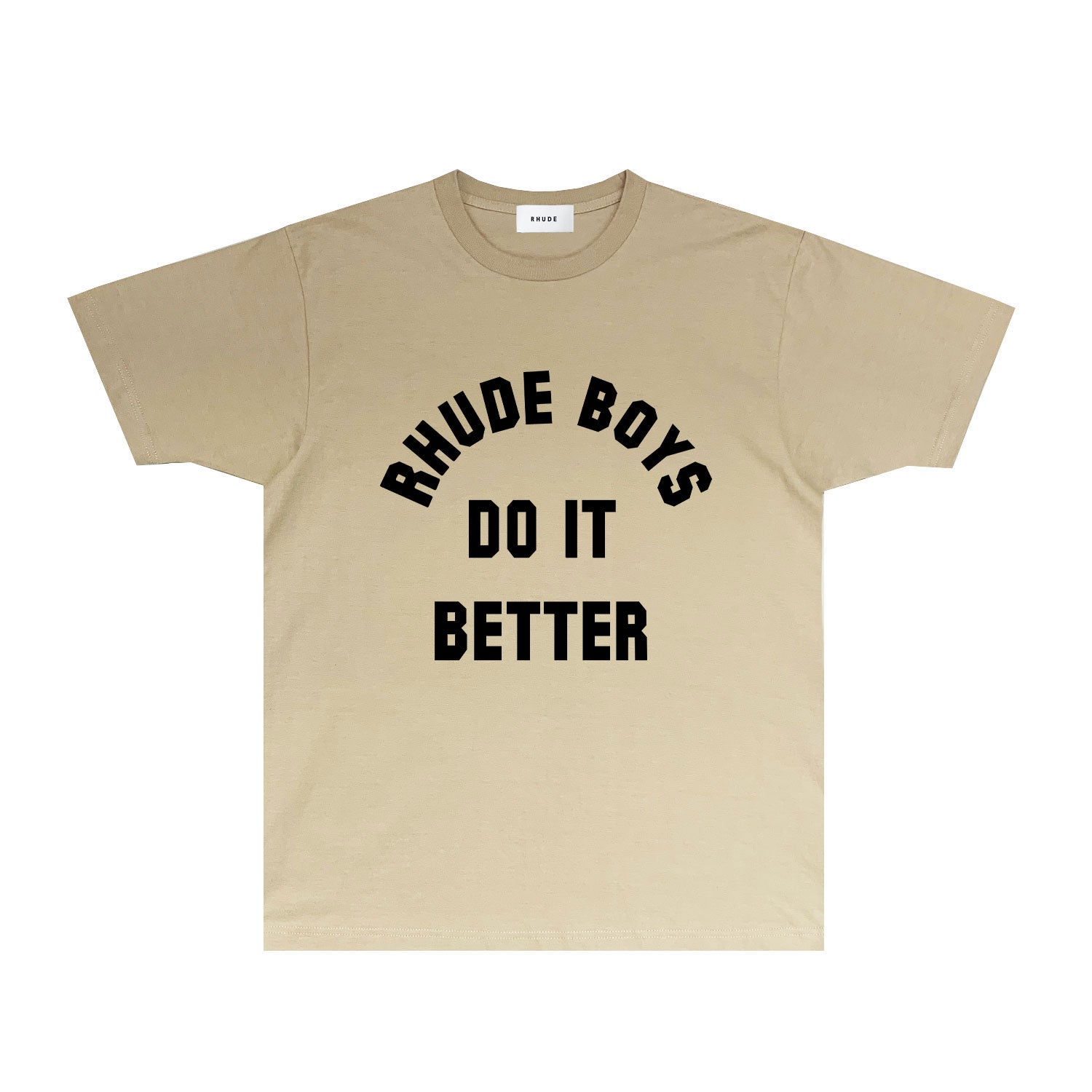 Rhude T Shirts Printed Trendy Pure Cotton