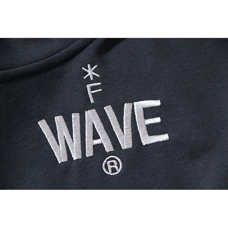 Kanye West Sunday Service Hoodie Letter Embroidered Half Loose Zip Hooded Sweater