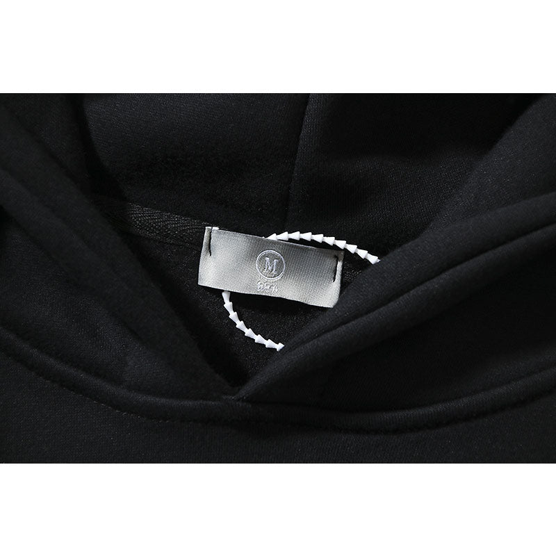 Kanye West Sunday Service Hoodie Burning Big R Loose Velvet Padded Hooded Sweatshirt