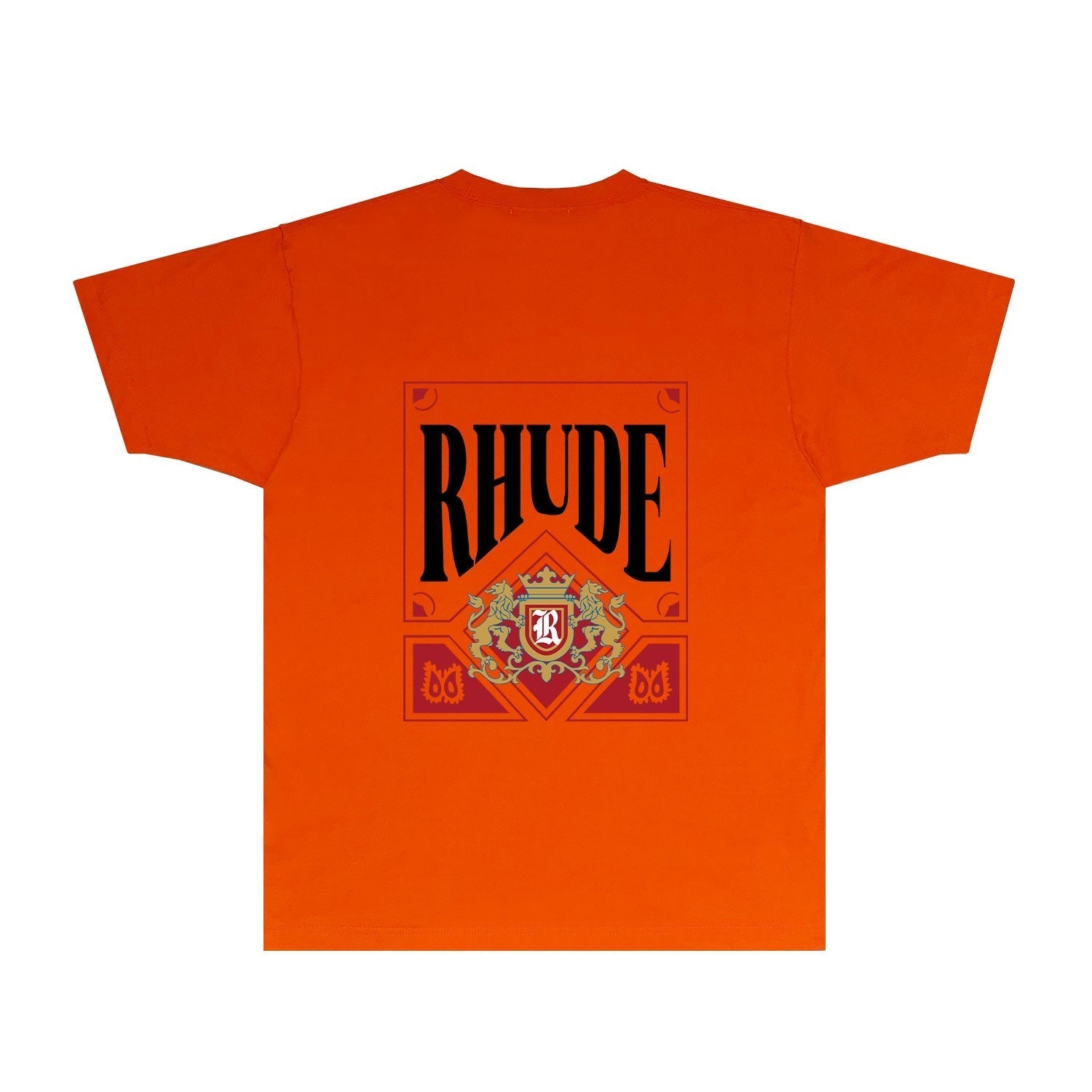 Rhude T Shirts Printed Trendy Pure Cotton