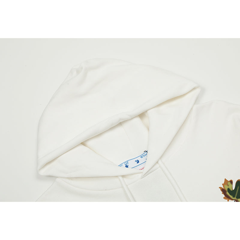 OFF WHITE Hoodie Trendy Street Style Personalized Cotton