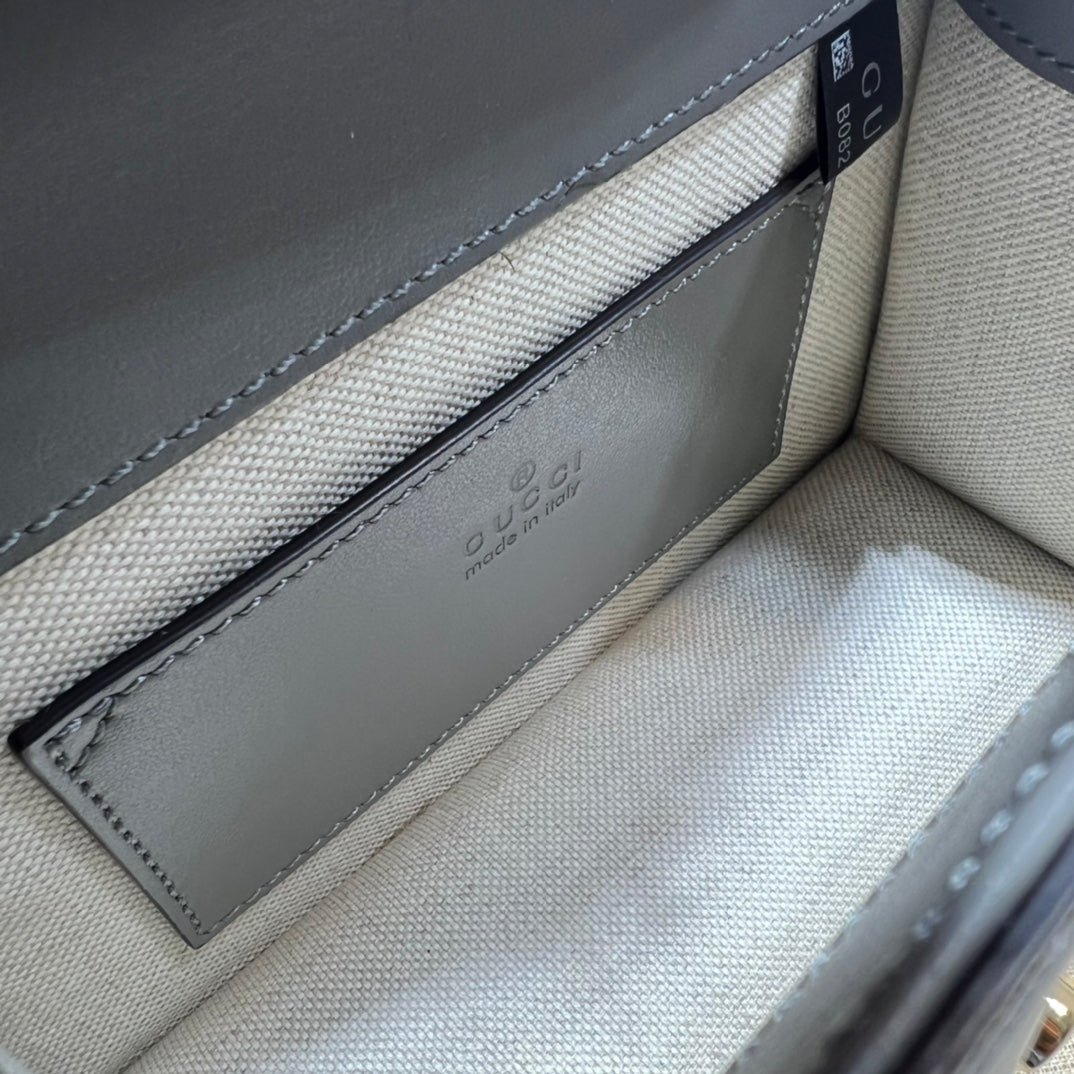 ＧＣＣＩGG MARMONT TOP HANDLE BAG GREY